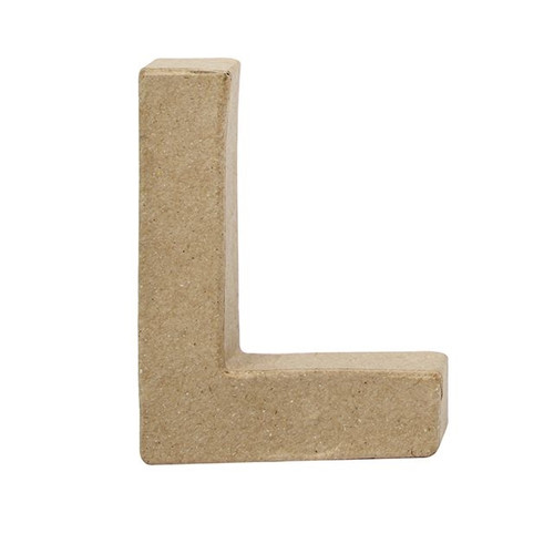 Paper Mache Mini Letter L