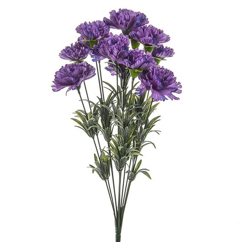 Flora Carnation Bush Purp 48Cm