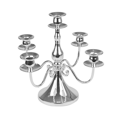 Luna Candelabra Low 5 Arm 31.5Cm