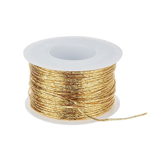 Paper Covered Craft Wire Metallic  Gold 100M