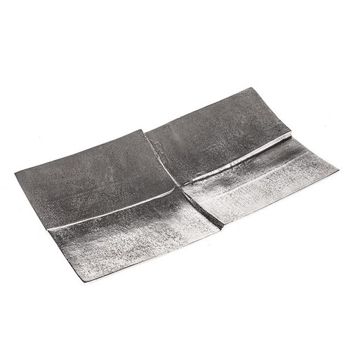 Mercury Rectangle Metal Plate Silver