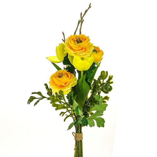 Tulip And Twig Bundle Yellow 49Cm