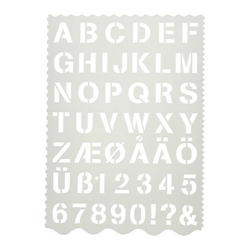 Craft Stencil Numbers Letters