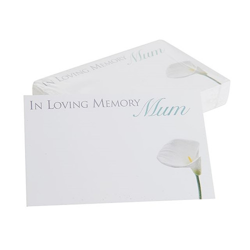 VS Sml Card Ilm Mum White Lily X50