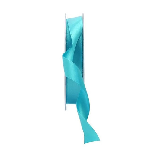 Double Satin Ribbon 15Mm Turquoise
