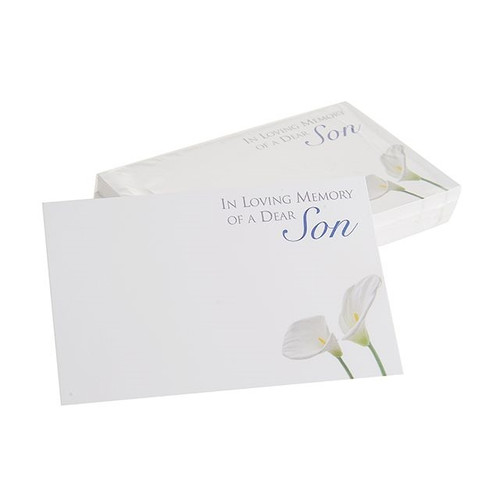 VS Sml Card Ilm Dear Son White Lily X50