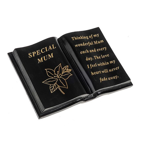 Book Mum Black And Gold Lily