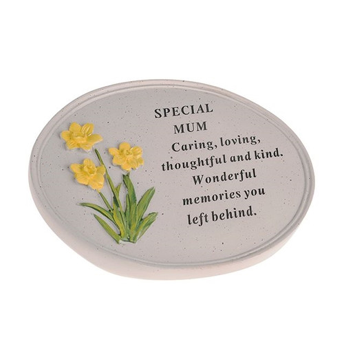 MUM Daffodil Oval Plaque