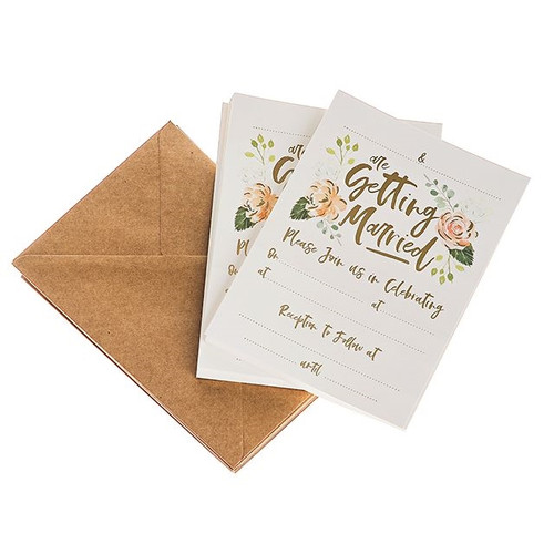 Rustic Wedding Day Invites/Envelopes