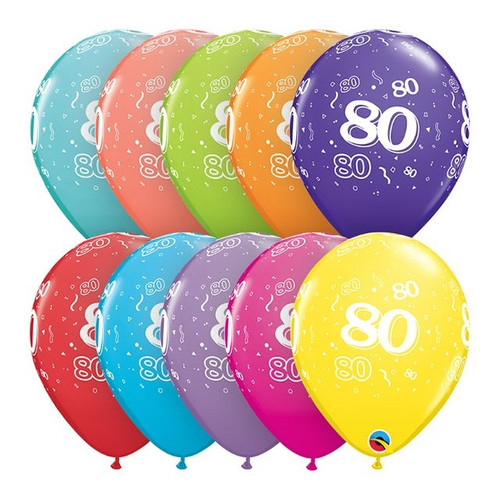 Latex Balloons Pack Age 80