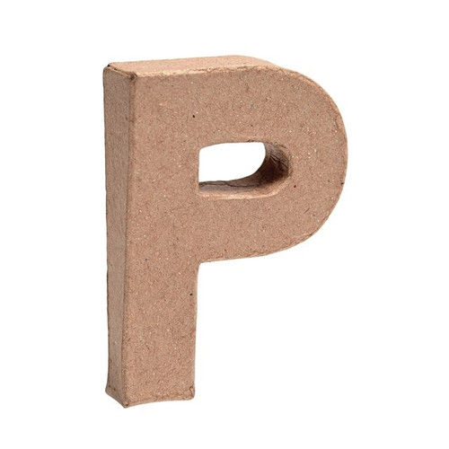 Paper Mache Mini Letter P