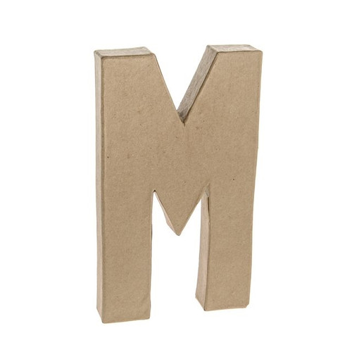 Craft Letter Paper Mache M 3D