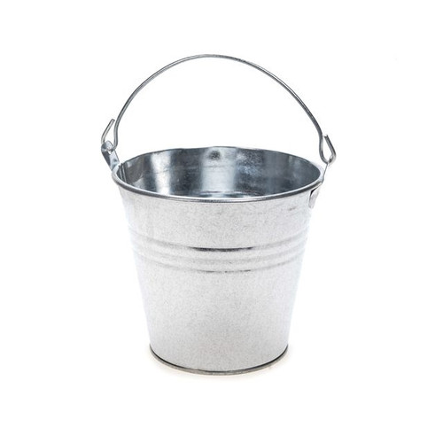 Bucket Zinc 9.5Cm High