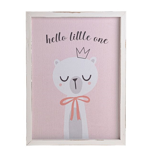 Wooden Plaque Hello Little One Sign