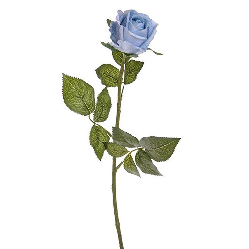 Real Touch Rose Bud Blue