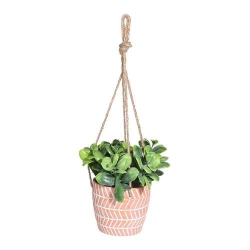 Artificial Plant In Terracotta Pot Hanging
