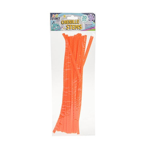 Chenille Stems Orange