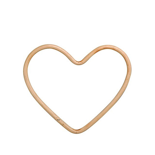 Rattan Heart Ring 20Cm