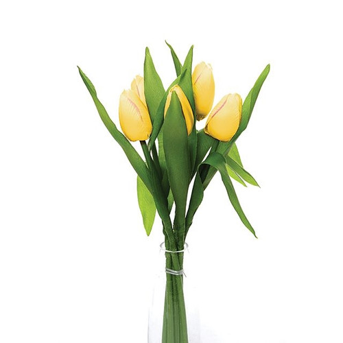 Tulip Bunch Yellow 36Cm