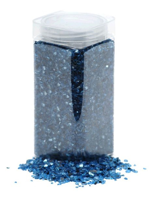 Mirrored Glass Granules Blue