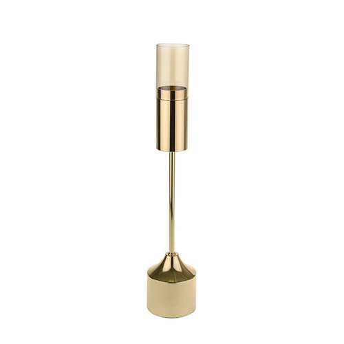 Duchess Candle Stand Metal Gold Med