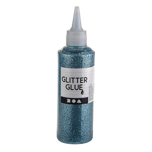 Glitter Glue Light Blue 118Ml