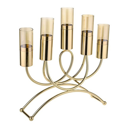 Duchess Candle Display Metal Gold