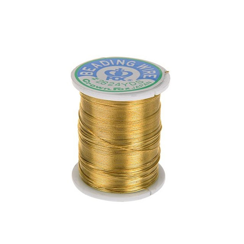 Wire Beading Gold 22M