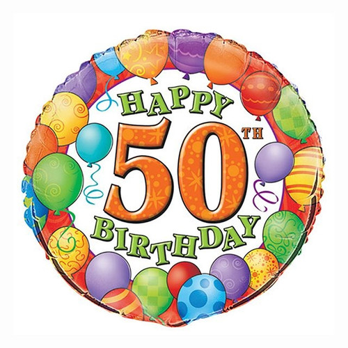 Balloon Foil Age 50