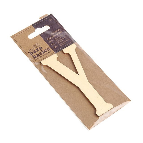 Bare Basics Wooden Letter Y