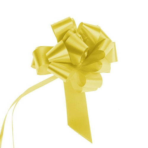 Pull Bow Light Yellow Pack Of 30 31Mm