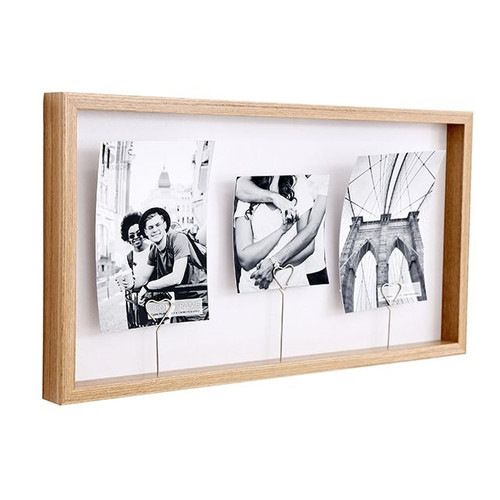 Frame Triple With Wire Clip 4X6