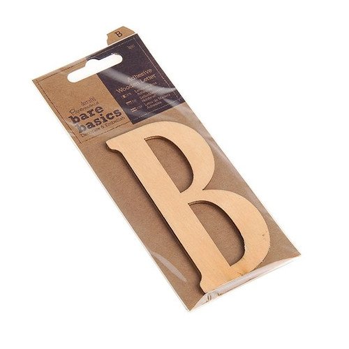 Bare Basics Wooden Letter B