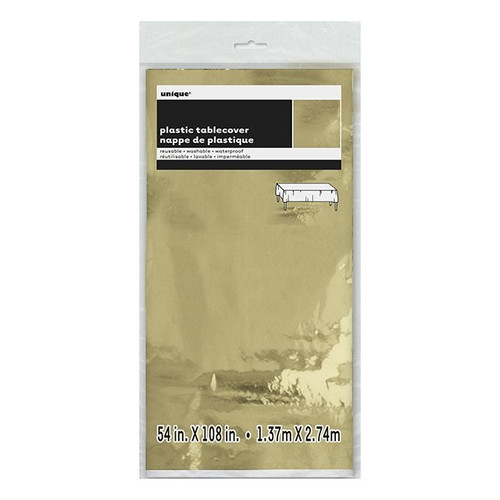 Tablecover Metallic Gold 54"x108"