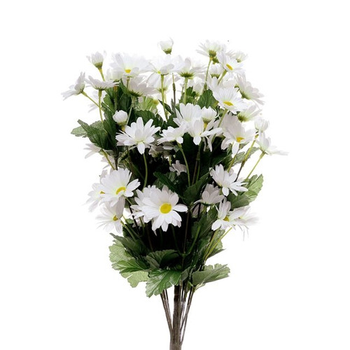 Daisy Bush White 49cm