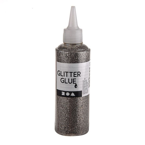 Glitter Glue Grey 118Ml