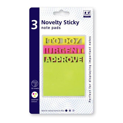 Novelty Sticky Note Pads