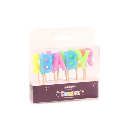 Baby Shower Pick Candle -