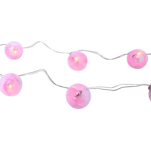 Led Feather Bauble Garland