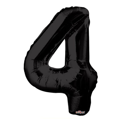 Balloon No 4 Black 34Inch