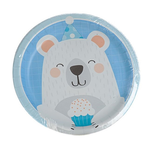 Birthday Bear Party Plate