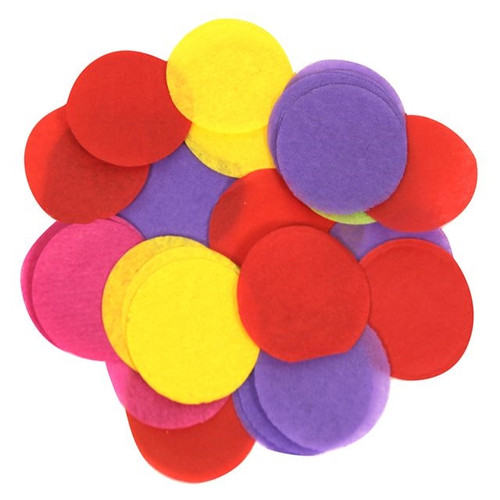 Tissue Confetti Mixed Colours 100G