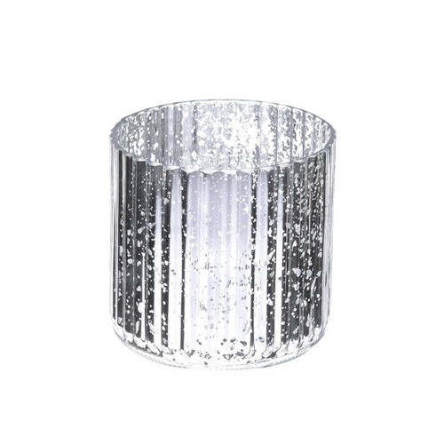 Sophia Silver Candle Hldr 11Cm