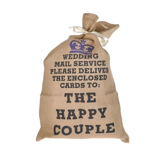 Wedding Mail Hessian Bag