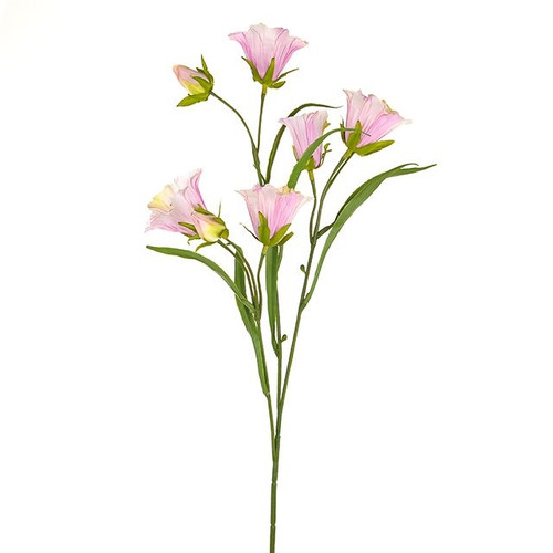Skye Bell Flower Spray Pink 48Cm
