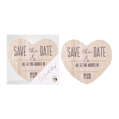 Save The Date Magnet Heart