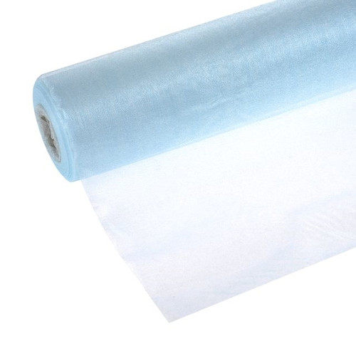 Organza Snow Sheer Roll Blue