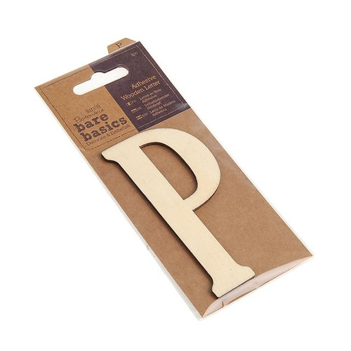 Bare Basics Wooden Letter P