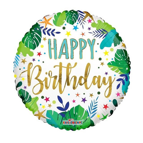 Balloon Eco Happy Birthday Jungle