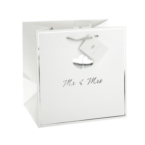 Mr Mrs Heart Gift Bag M